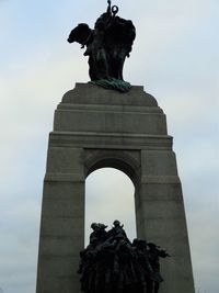 Low angle view of historical building