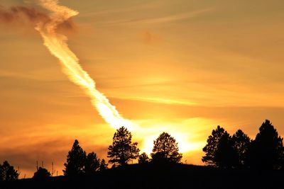 Scenic view of sky at sunset