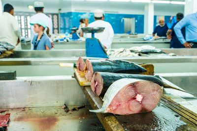 Fish for sale at market