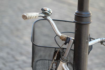 Close-up of bicycle