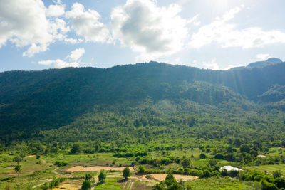 Scenic view of landscape against sky