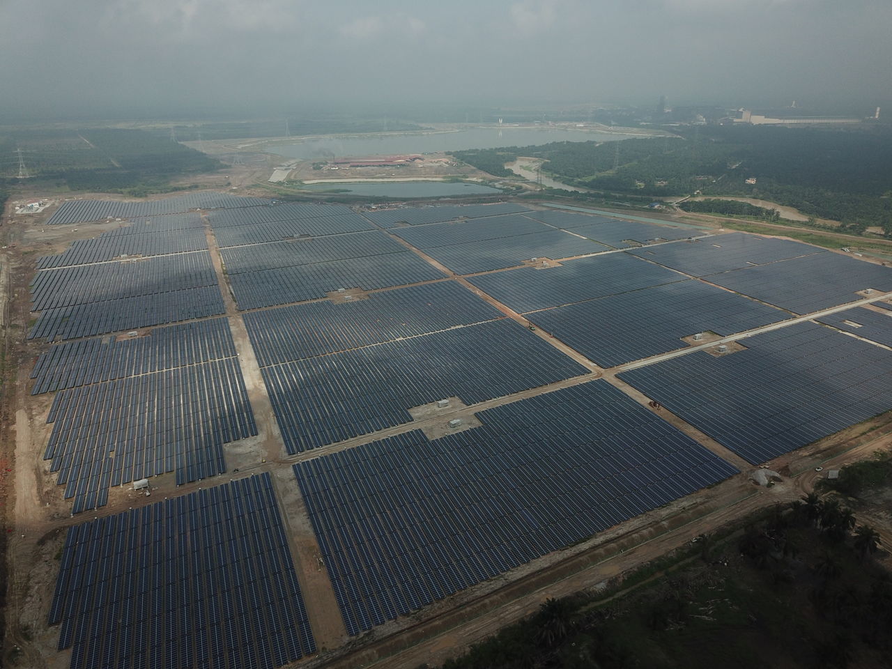 AERIAL VIEW OF AGRICULTURAL FIELD