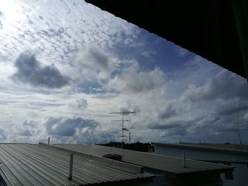 Low angle view of sky