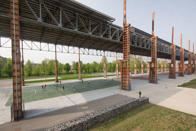 View of construction site