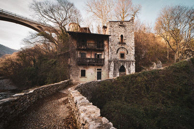 View of old building