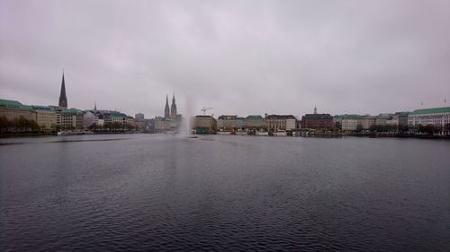 View of city at waterfront
