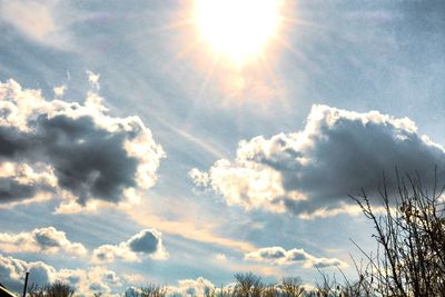 Low angle view of sky