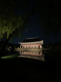 Building at night