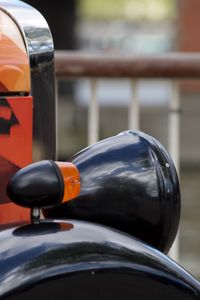 Close-up of vintage car