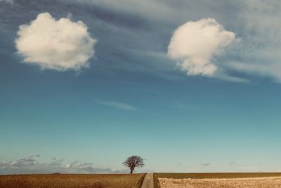 View of landscape against sky