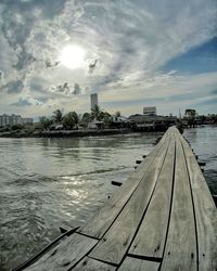 River with buildings in background