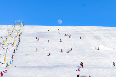 People on snow