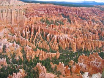 Scenic view of rocky mountains