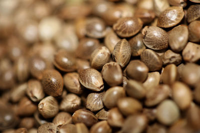 Full frame shot of roasted coffee beans