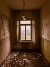 Interior of abandoned home