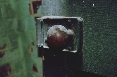 Close-up of an abandoned building