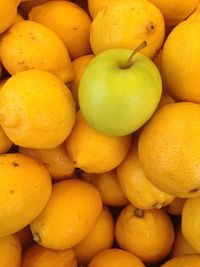 Full frame shot of lemons