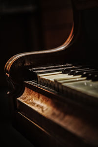 Close-up of guitar