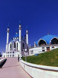 View of building against blue sky