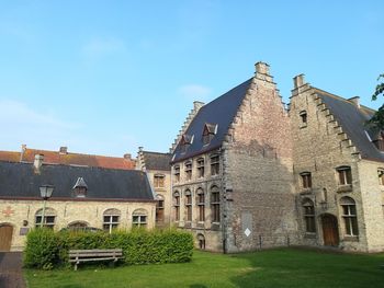 Historic building against blue sky