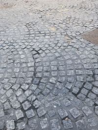 Full frame shot of paving stone