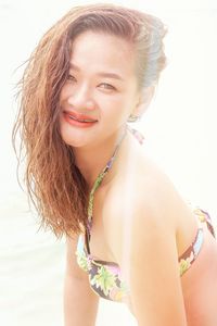 Portrait of a smiling young woman