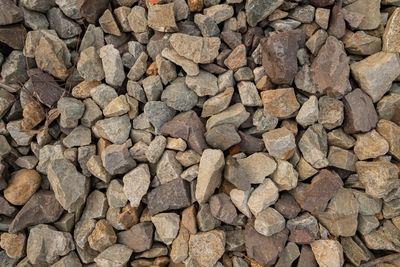 Full frame shot of stones