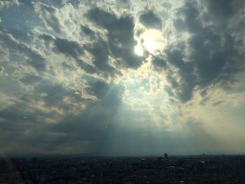 Scenic view of cloudy sky