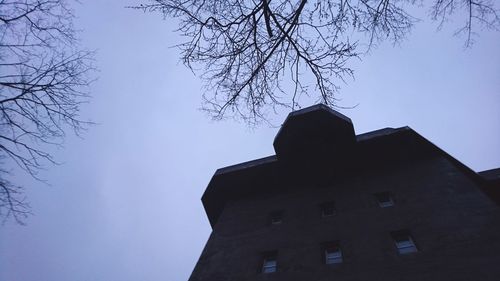 Low angle view of building against sky