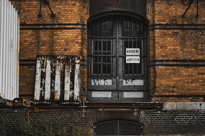 Low angle view of old building