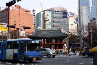 Modern buildings in city