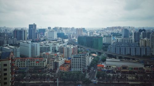 Cityscape against sky