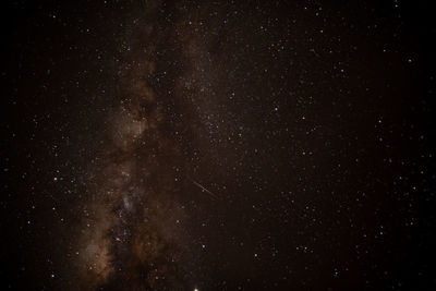 Low angle view of stars in sky