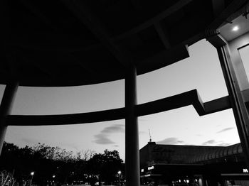 Low angle view of buildings against sky