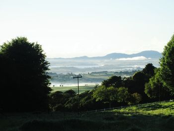 Scenic view of mountains