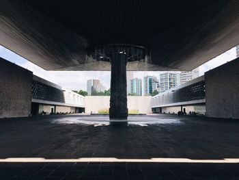 Exterior of modern office building