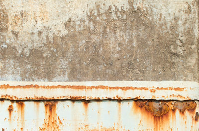 Full frame shot of weathered wall