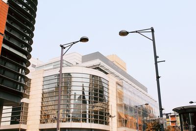 Low angle view of buildings against sky