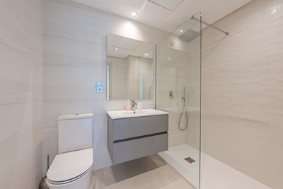 Interior of bathroom