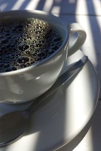 Close-up of coffee cup