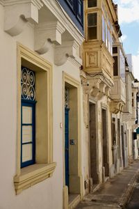 Exterior of old building in sliema / malta 