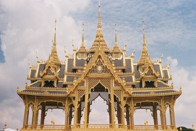 Low angle view of temple