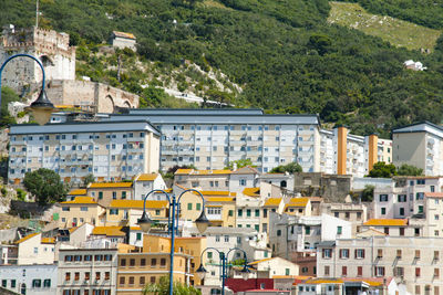 Houses in a city