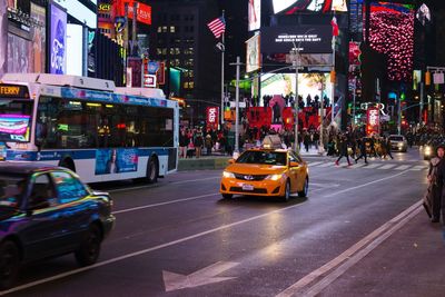 Traffic on city street