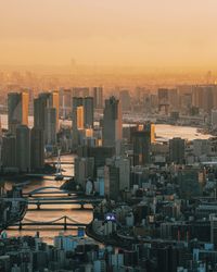 Aerial view of cityscape