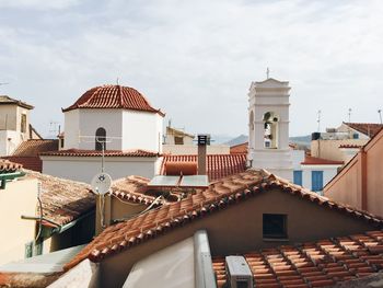 Roof of building against sky