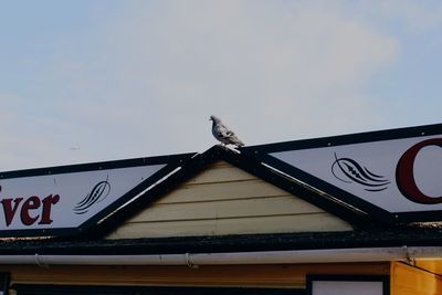 Low angle view of building against sky