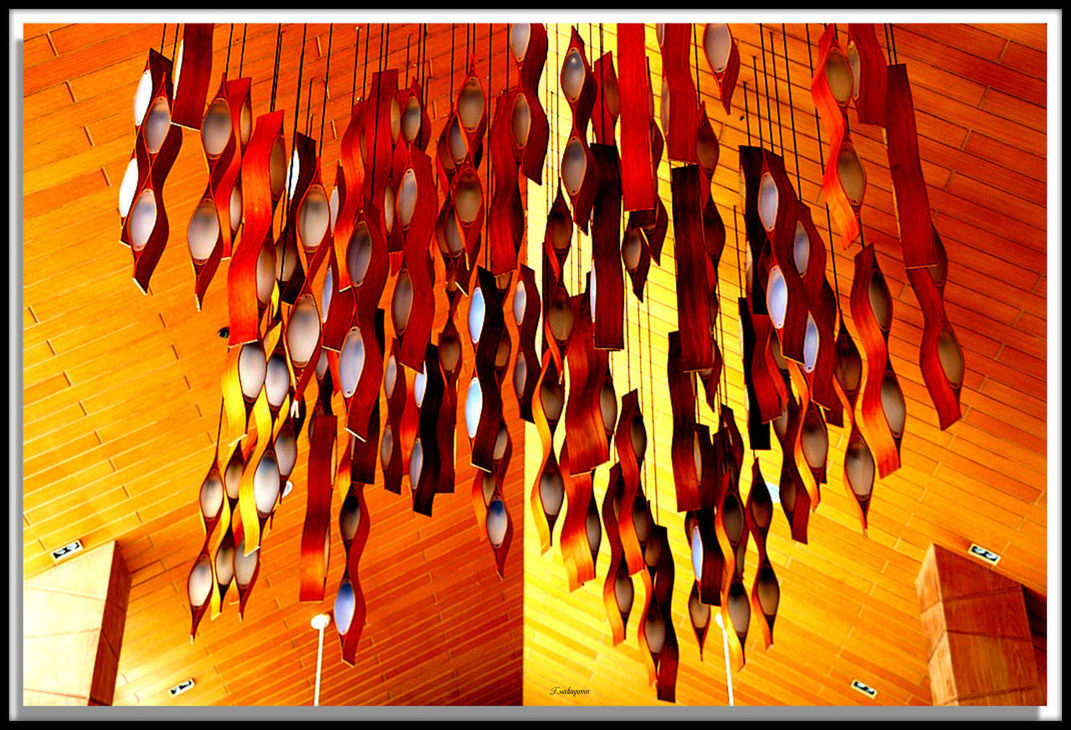 transfer print, auto post production filter, in a row, hanging, wood - material, indoors, large group of objects, order, full frame, arrangement, variation, wooden, repetition, abundance, pattern, multi colored, backgrounds, wood, side by side, choice