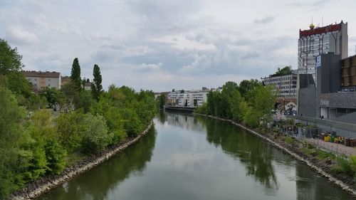 River with buildings in background