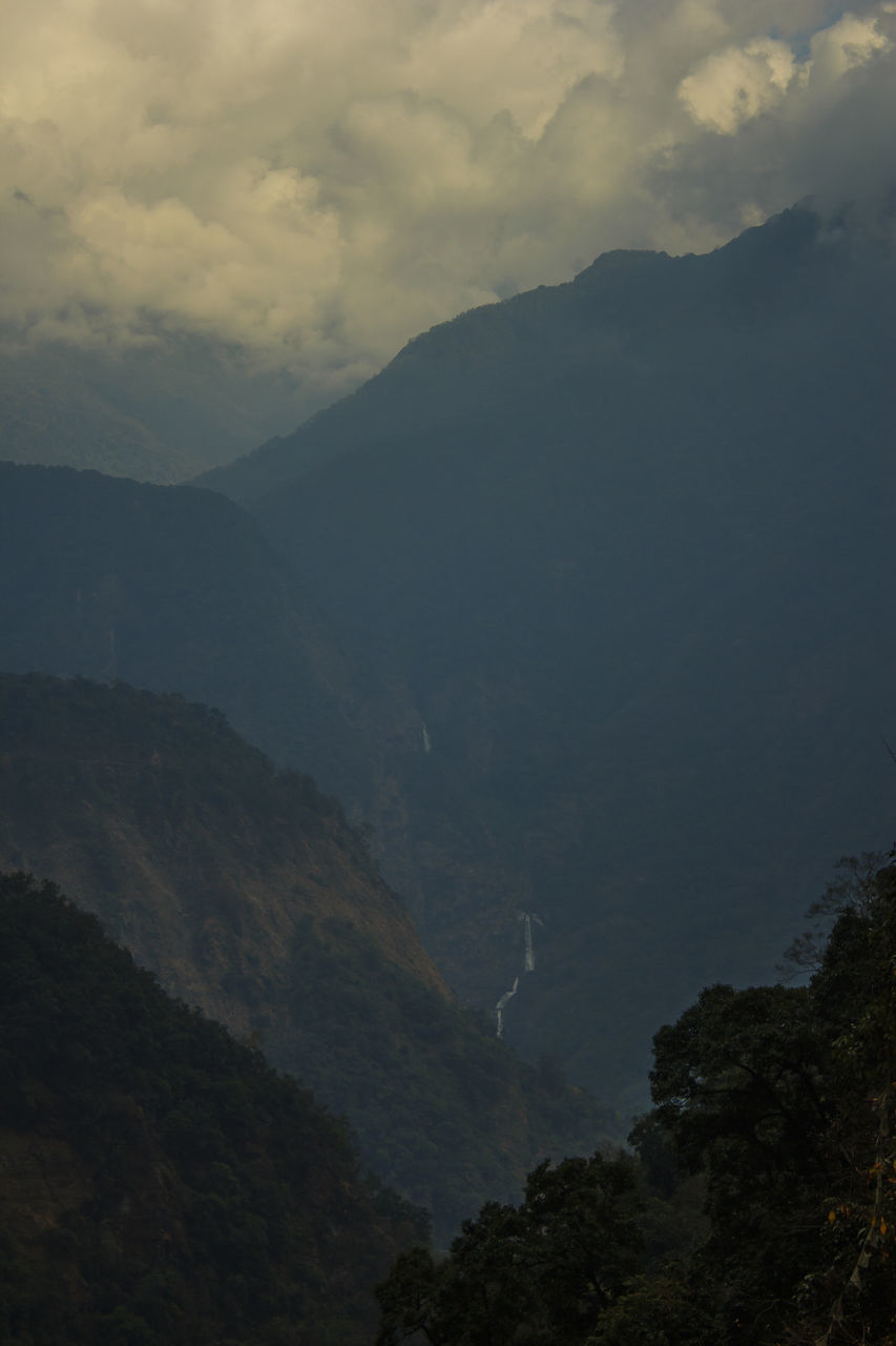 MOUNTAIN RANGE AGAINST SKY